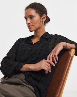 Dobby Oversized Shirt