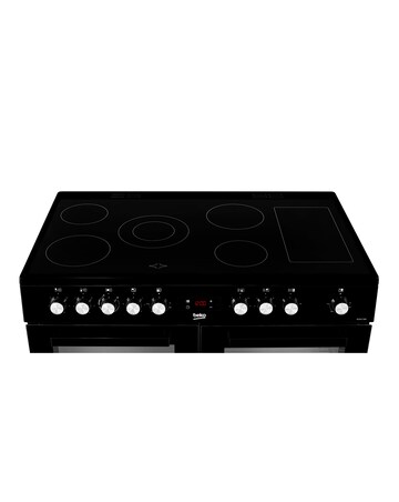 Beko KDVC100K Double Oven with Grill - Electric Range Cooker - Black