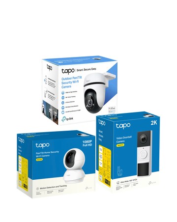 TP-Link Tapo Full Secuirty - Indoor, Outdoor & Doorbell Camera Bundle