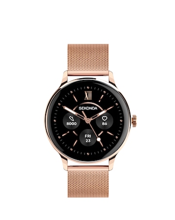 Sekonda Flex Plus Smart Watch - Gold/Stainless Steel Mesh