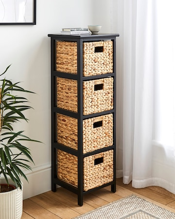 Hyacinth 4 Drawer Tall Unit