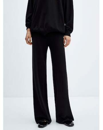Mango Knitted Wideleg Trousers