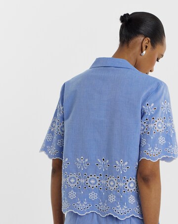 JdY Marina Half Sleeve Embroidery Shirt