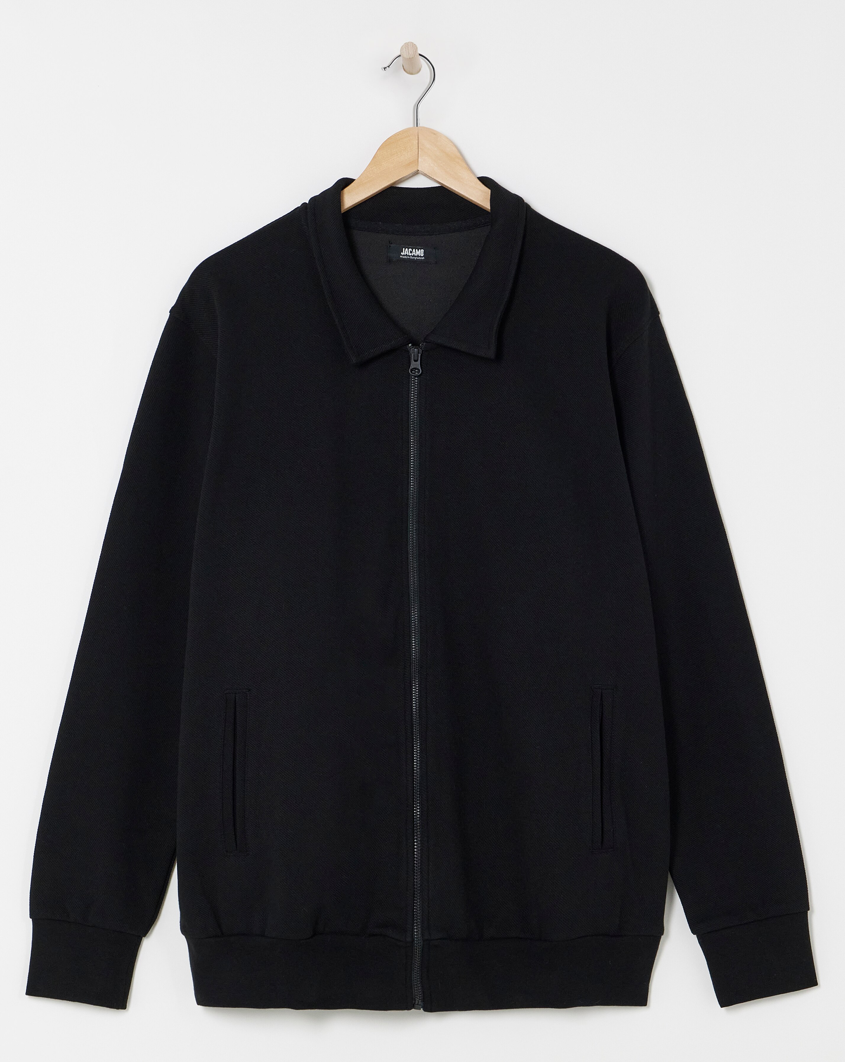 ジャケット・アウター RECYCLE NYLON TWILL RIB HARRINGTON Twill Zip Harrington Jacket Reg | JD Williams