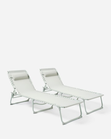 Pair of Zero Gravity Sunloungers