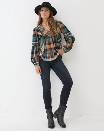 Fatface Lara Check Blouse