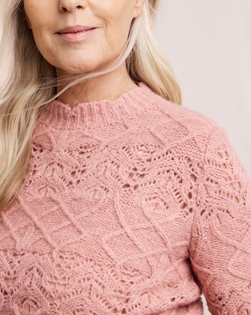 Julipa Pointelle Scallop Jumper