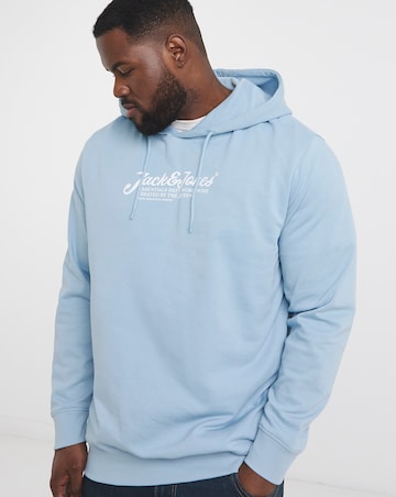 Jack & Jones Beau Sweat Hoody - Chambray Blue