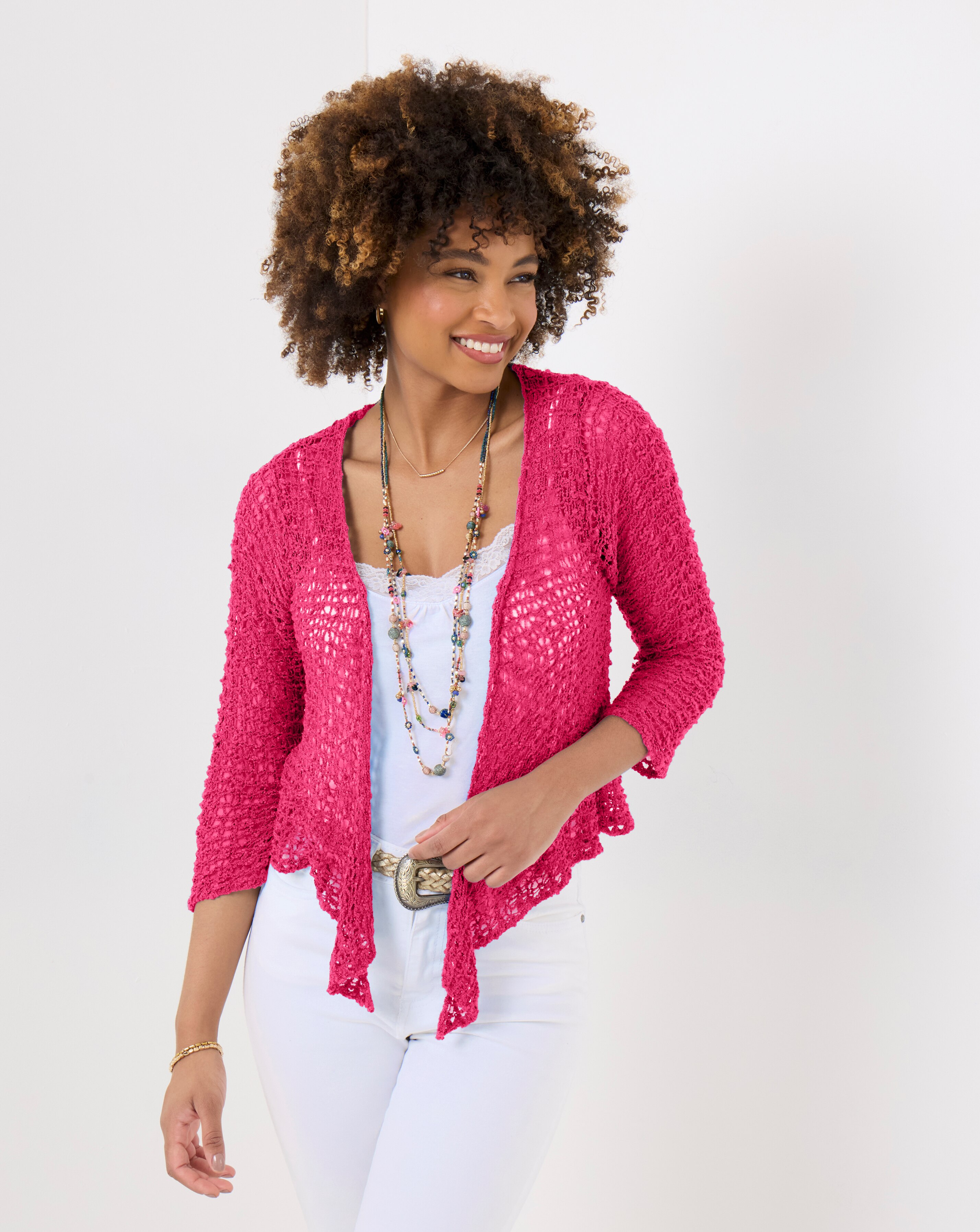 Joe Browns Fresh and Fancy Popcorn Cardigan | JD Williams