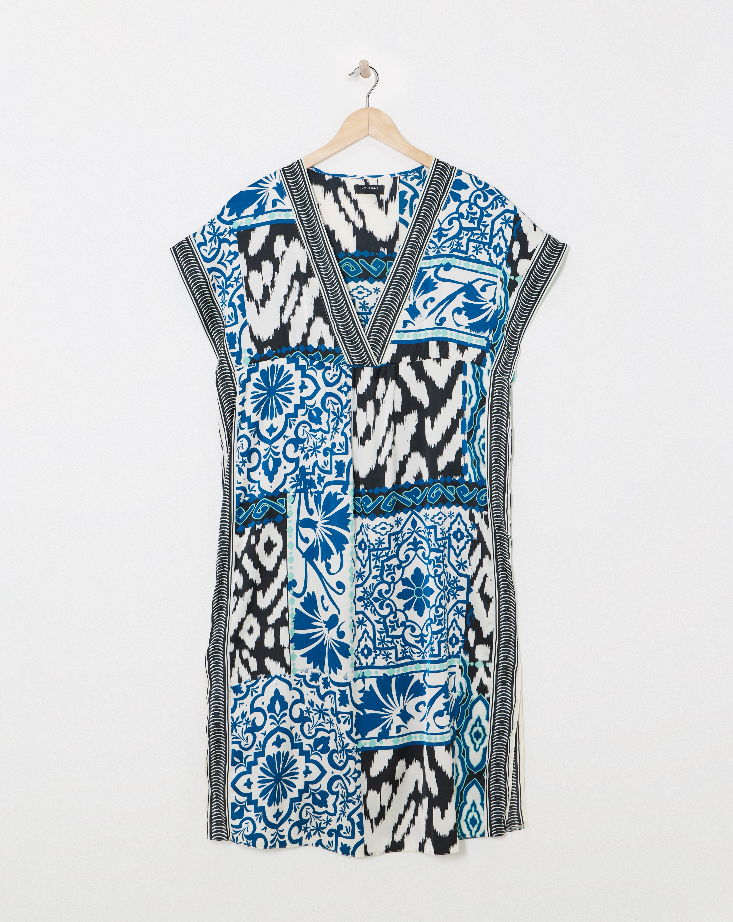 Stretch Satin Printed Nightie