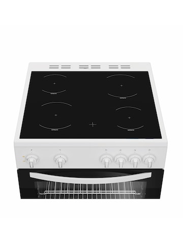 Indesit I6V3KMW/UK 60cm Electric Single Oven with Ceramic Hob - White Install