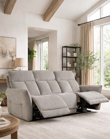 Aspire Ashford Fabric Recliner 3 Seater