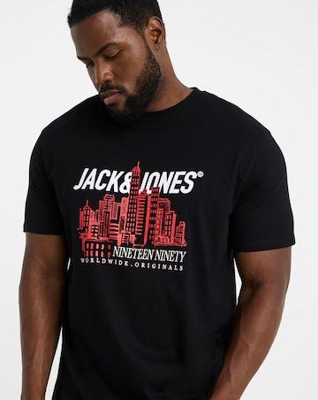 Jack & Jones York Logo T-Shirt - Black