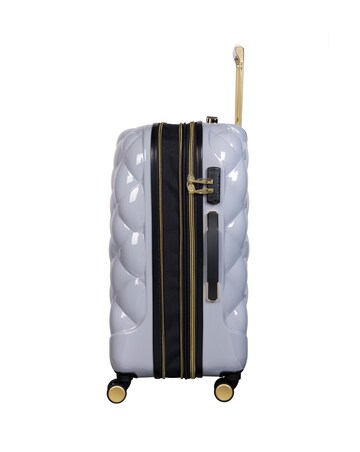 IT Luggage St Tropez Trois 3pc Suitcase Set - Silver