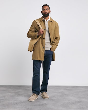 Neutral Waffle Crew Neck Jumper