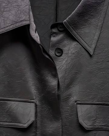 Mango Tie Waist Utility Pocket Shirt Dress