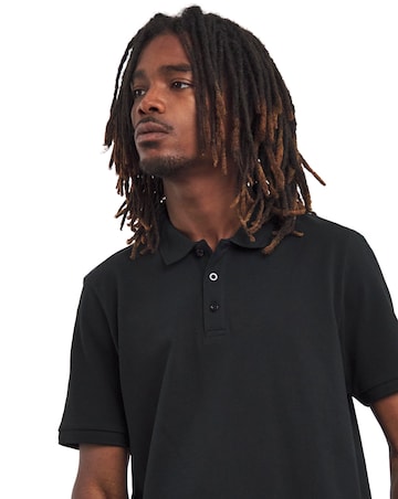 Relaxed Fit Pique Polo Long