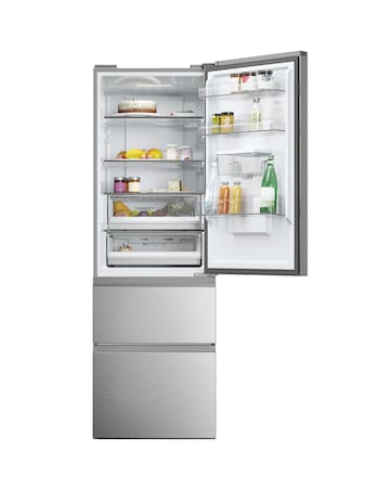 Haier HTW5618EWMG Combi Series 5 Water Dispenser Fridge Freezer - Inox