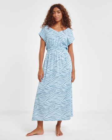 JD Williams (2 Pack) Value Maxi Nighties Zebra Print