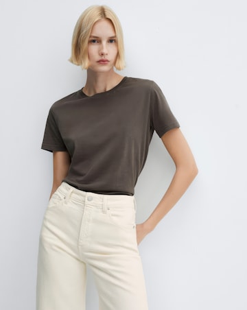 Mango Mid Rise Coulotte Jeans