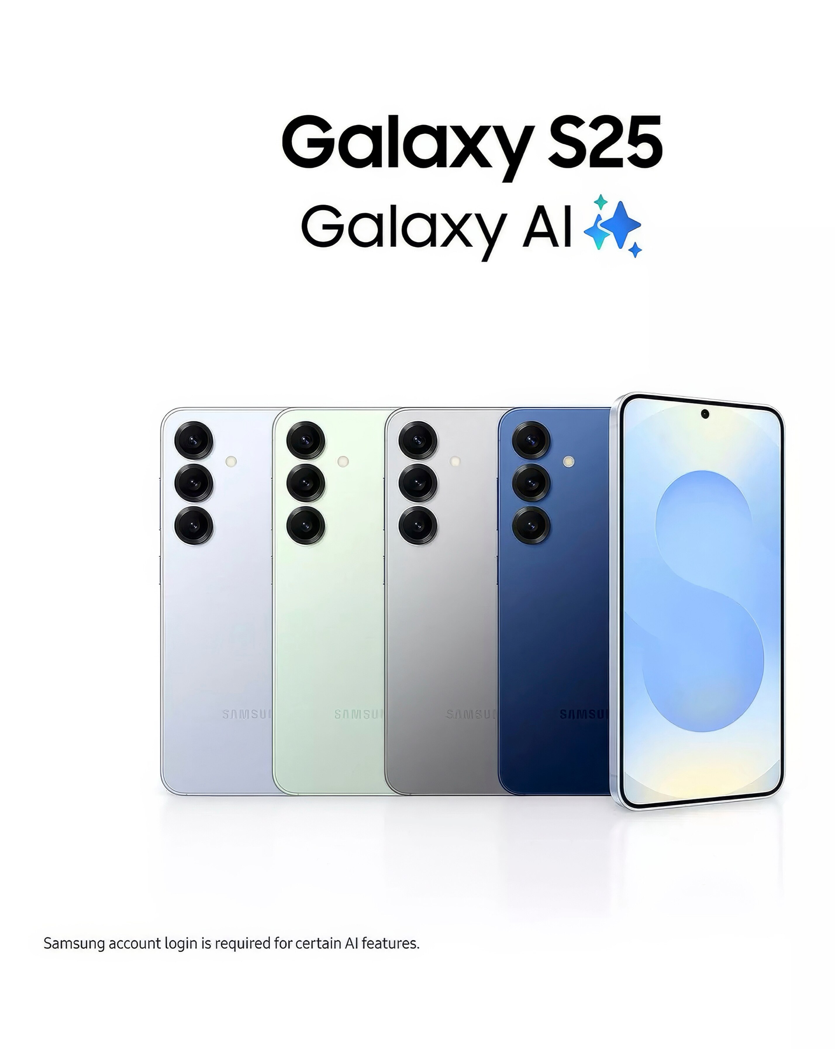 Samsung Galaxy S25 128GB - Silver Shadow | JD Williams