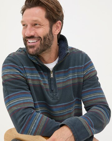 FatFace Airlie Trescowe Stripe Sweat