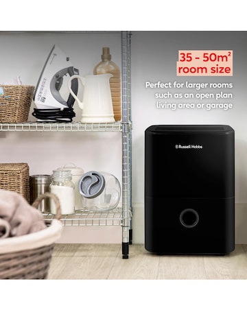 Russell Hobbs RHDH2002B 20 Litre Dehumidifier - Black