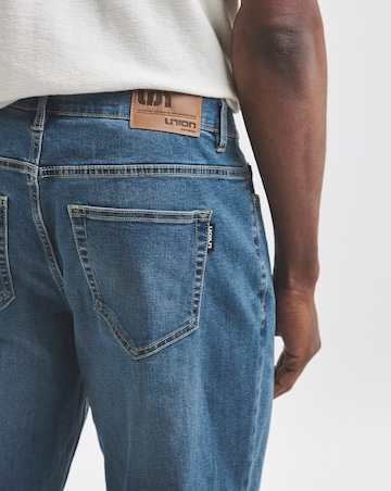 Union Loose Fit Stretch Jeans Mid Wash