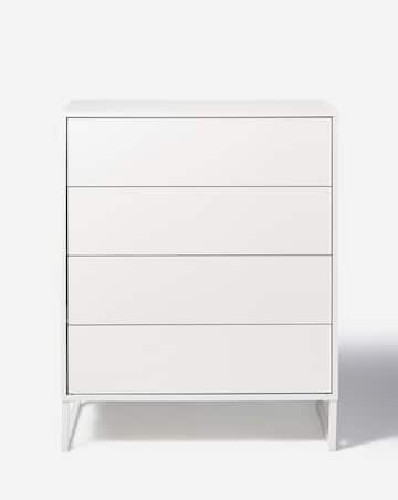 Bede High Gloss Small Chest of Drawers