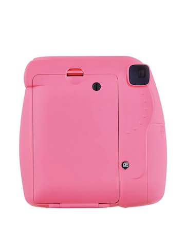 Fujifilm Instax Mini 9 Instant Camera with 10 Shot Heart Sketch Film Pack - Pink