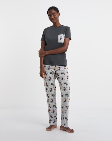 Pretty Secrets Christmas Scottie Dog Value Pyjama Set