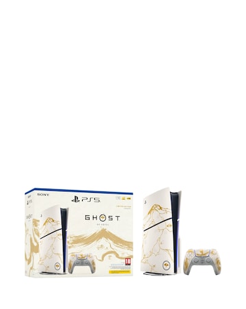 PlayStation 5 Disc Console - Ghost of Yotei Gold Limited Edition Bundle