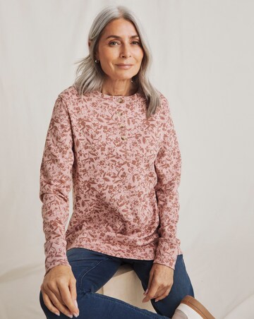 Julipa Waffle Henley Top