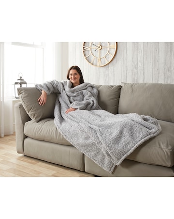 Huggleland Cosy Fleece Wearable Blanket