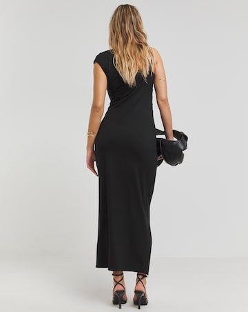 Simply Be Black Premium Jersey Midaxi Stretch Dress