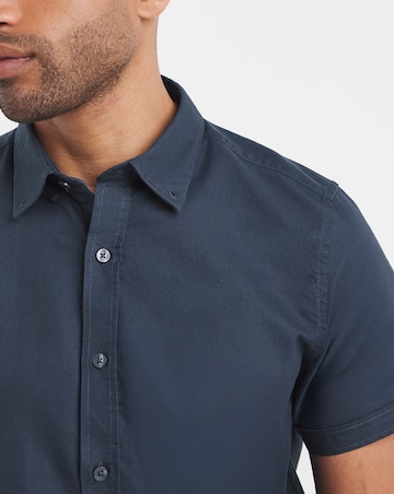 Short Sleeve Oxford Shirt Long Length