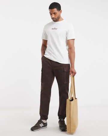 Timberland Washed Back On The Road Back Graphic T-Shirt - White