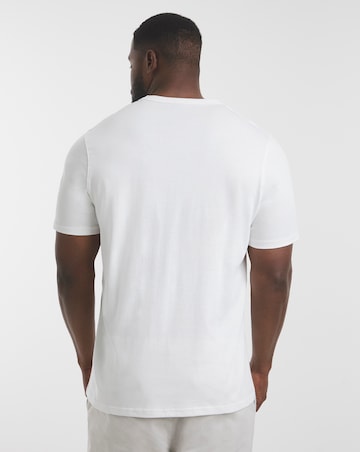 Heavyweight Crew Neck T-Shirt Long Length-White