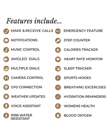 Radley Series 48 AMOLED T-Bar Smart Watch - Silver