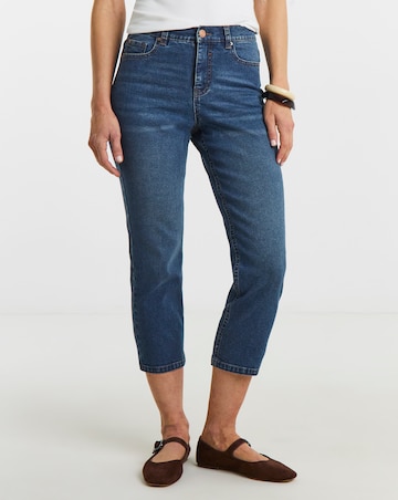 24/7 Mid Blue Crop Jeans