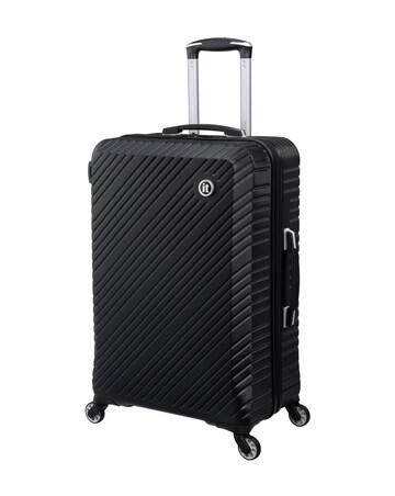 IT Luggage Recline 3pc Suitcase Set - Black