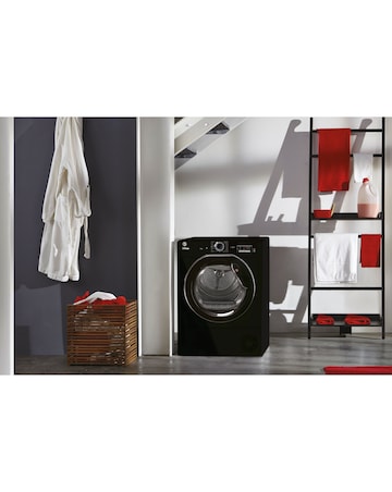 Hoover H-Dry 300 HLEC8LGB-80 8kg Condenser Tumble Dryer Black + Install