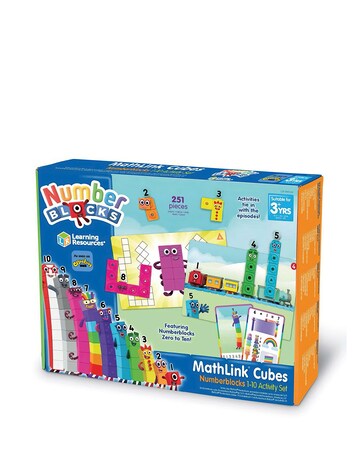 Learning Resources MathLink Cubes Numberblocks 1-10 Activity Set