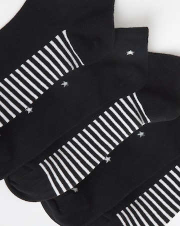 Pretty Secrets (5 Pair Pack) Trainer Liner Socks (Wide Fit)