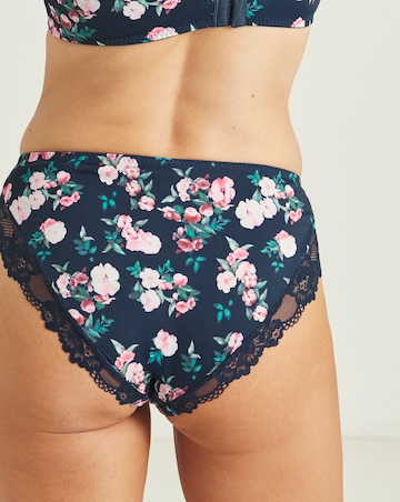 Pretty Secrets Adrianne Floral Midi Brief Knickers