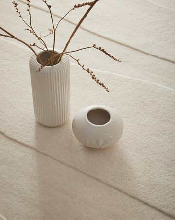 Sculptured Wool Rock Rug