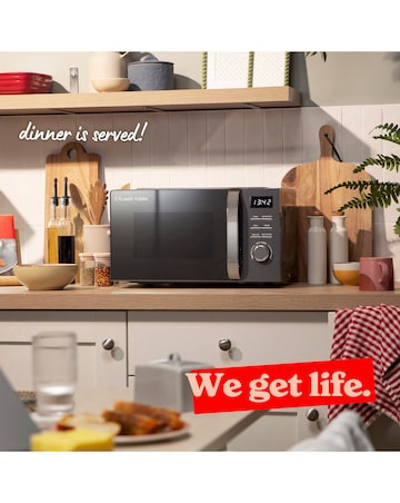 Russell Hobbs RHMD818G 20L Colours Plus Digital Microwave - Storm Grey