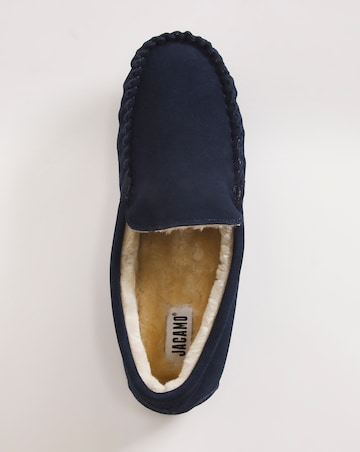 Luxury Suede Loafer Slipper Wide