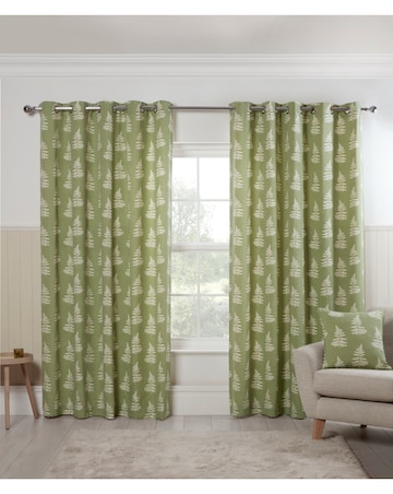 Sundour Esher Eyelet Curtains