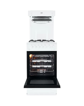 Beko KA52NEW Single Oven Gas Cooker - White